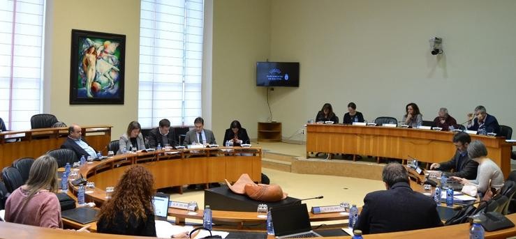Reunión da Comisión Institucional da Cámara galega. PARLAMENTO DE GALICIA 