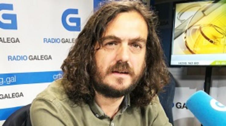 O portavoz de Anova e viceportavoz de En Marea no Parlamento de Galicia, Ant. RADIO GALEGA 
