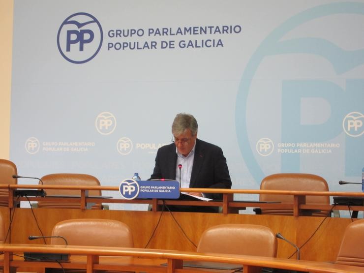 Portavoz parlamentario PPdeG, Pedro Puy. 