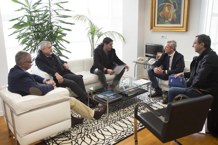Reunión de Alfonso Rueda con representantes do SUP. XUNTA 