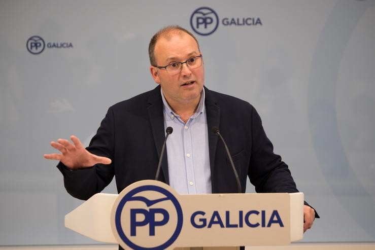 O secretario xeral do PPdeG, Miguel Tellado.