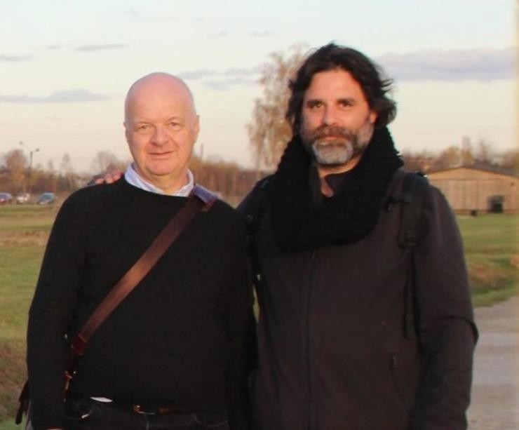 O director Fernando Cortizo con Jan Van Pelt. FERNANDO CORTIZO 