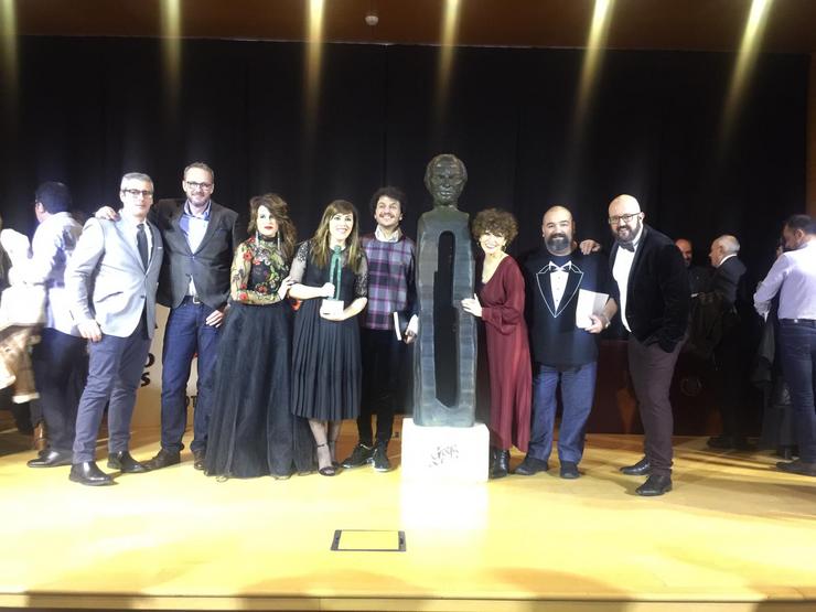 Gala dos Goya nos que foi premiada Isabel Antelo Silvariño 