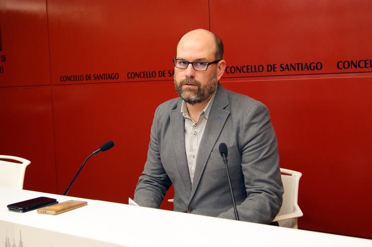 O alcalde de Santiago, Martiño Noriega. CONCELLO - Arquivo / Europa Press