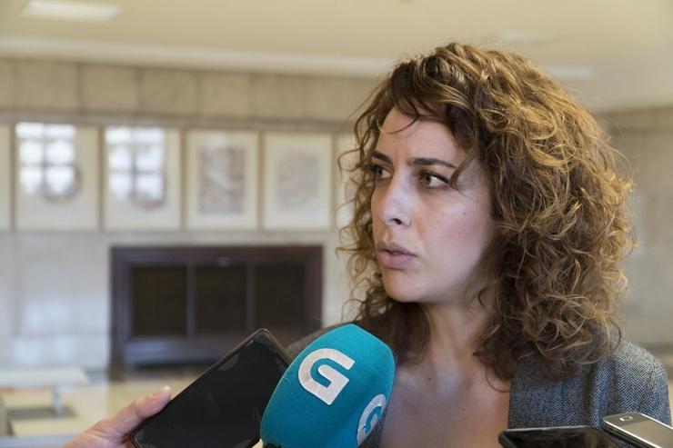 A deputada de En Marea, Alexandra Fernández. EN MAREA - Arquivo 