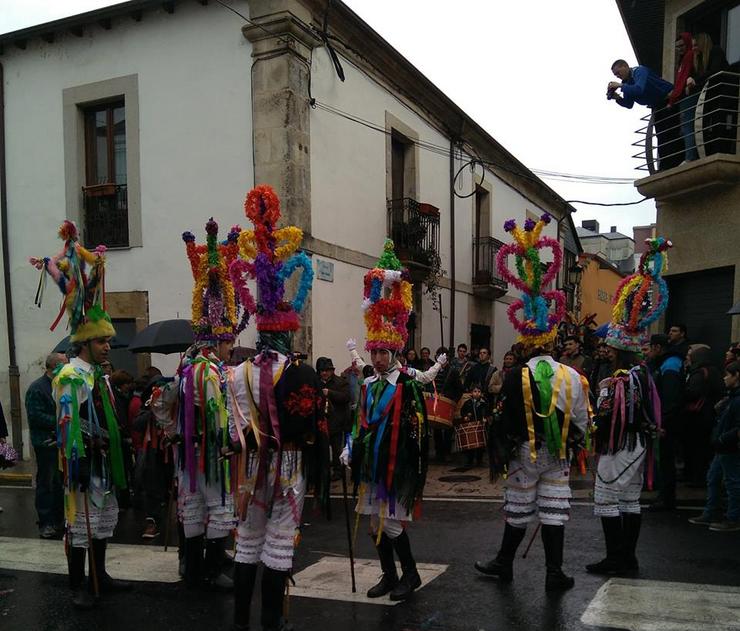 Mázcaras na Mascarada Ibérica de 2017 en Viana do Bolo 