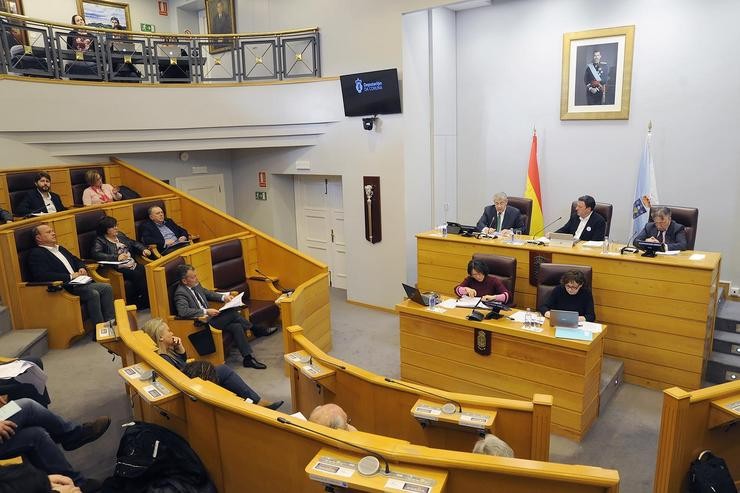 Pleno da Deputación da Coruña. DEPUTACIÓN DA CORUÑA