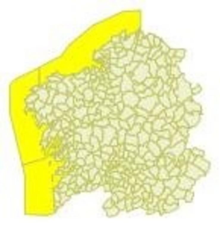 O litoral de Pontevedra e da Coruña terá este sábado aviso amarelo por onda. METEOGALICIA 