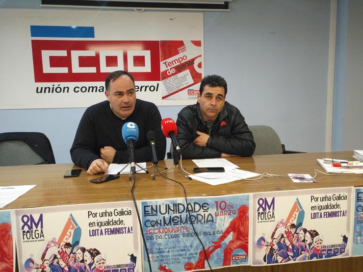 Rolda de prensa de CCOO 