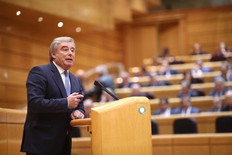 José Manuel Barreiro no Pleno do Senado do 155. EUROPA PRESS - Arquivo / Europa Press