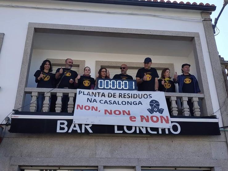 A Plataforma Casalonga Limpa mobilízase contra o reinicio da actividade en. PLATAFORMA CASALONGA LIMPA 