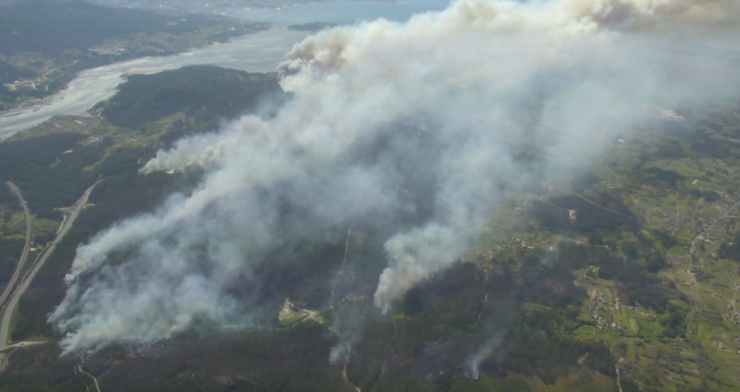 Incendio en Dodro 