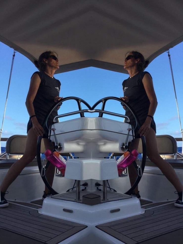 Maite Rojo, atleta e patrona de mar