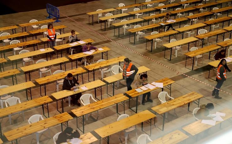 Un total de 153 persoas con discapacidade intelectual realizan os exames para a Xunta 