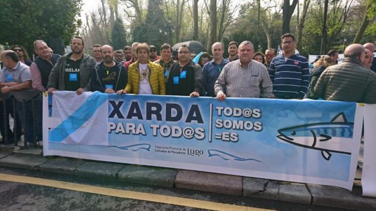 Manifestación en Oviedo pola cota da xarda / XdM