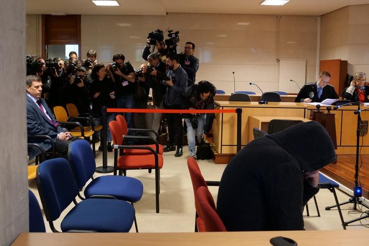 José Enrique Abuín no xuízo por intento de rapto a unha moza en Boiro/ César Arxina - Europa Press