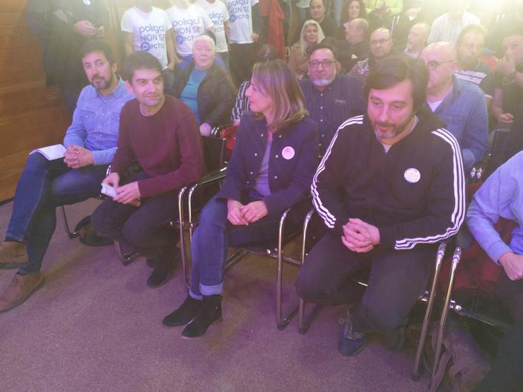 Rafa Mayoral (Podemos) defende en Ferrol unha 'industria forte' para que  'España teña futuro' 
