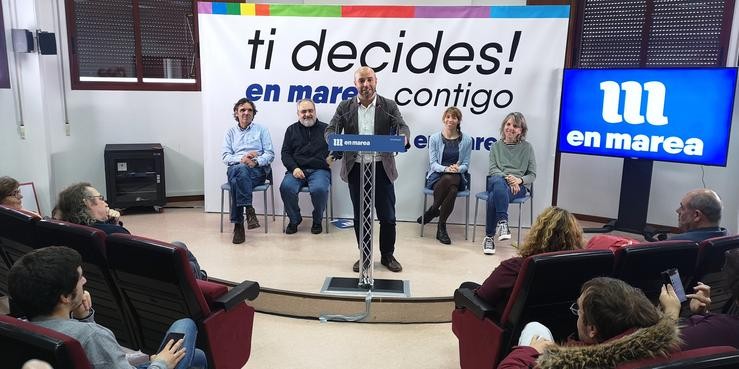 Luís Villares nun acto da pasada campaña electoral 