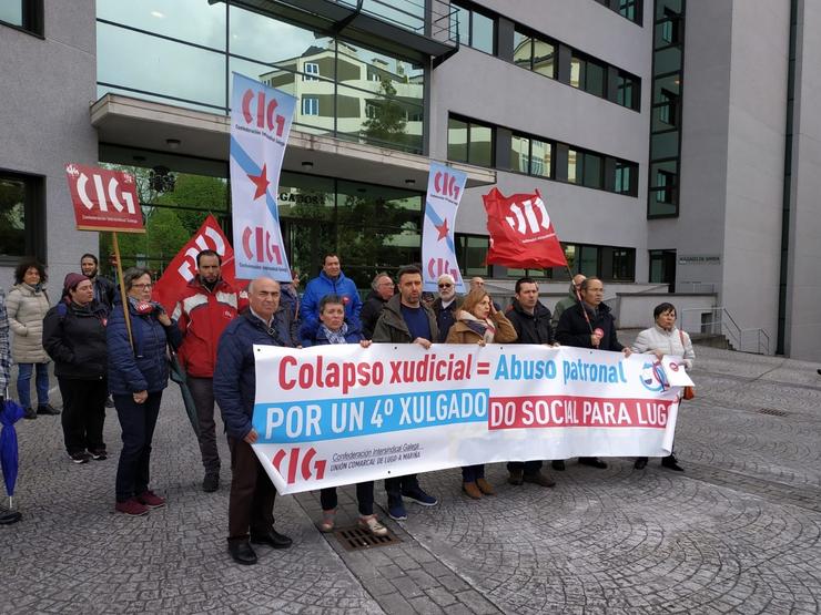 LUGO PROTESTA CIG / Europa Press
