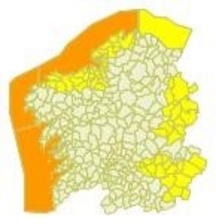 A montaña de Ourense e Lugo terá este xoves aviso por neve e o litoral, por ondas de máis de 5 metros. METEOGALICIA 