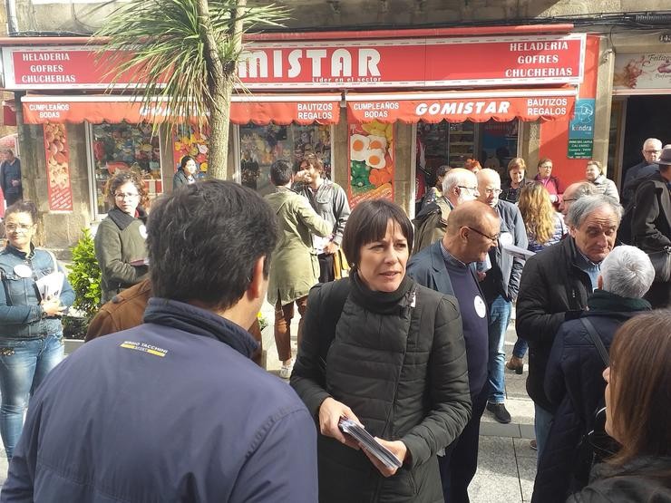 Ana Pontón ve 'responsabilidade directa de PP e PSOE', que 'xogan co futuro' dos traballadores. PAULA XUSTO-EUROPA PRESS