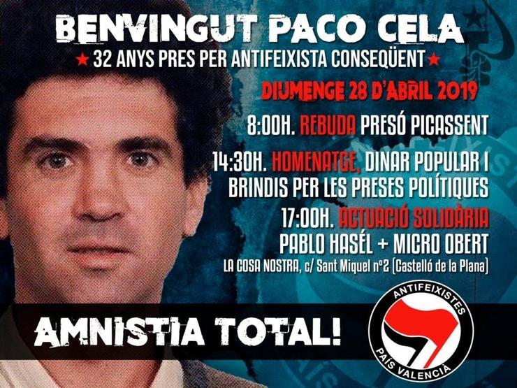 Sae de prisión o histórico GRAPO Paco Cela Seoane tras cumprir máis de 30 anos de condena / Europa Press