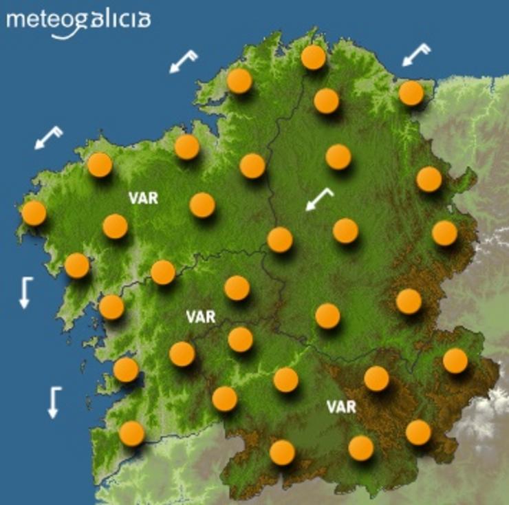 28A.- Os Galegos Acudirán A Votar Nunha Xornada Con Temperaturas Que Poden Superar Os 25º No Sur De Galicia. METEOGALICIA 