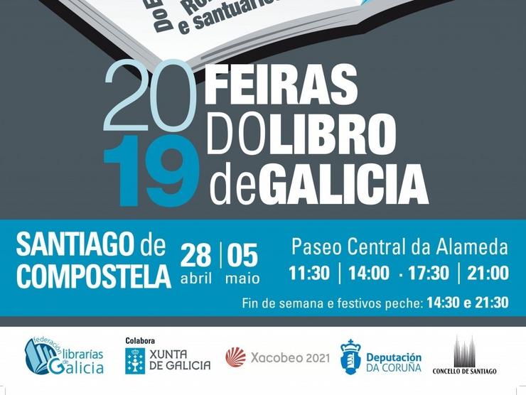 Inaugurada a Feira do Libro de Santiago, que acolle unha ducia de expositores entre este domingo e o 5 de maio. FEIRAS DO LIBRO DE GALICIA 