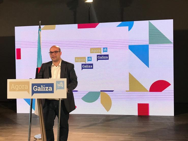 Rubén Cela destaca que o BNG está 'á alza' 