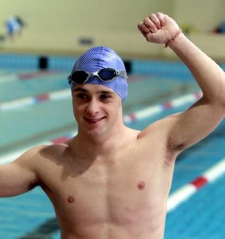 Mauro Rodríguez, nadador con síndrome de Down/ EFE