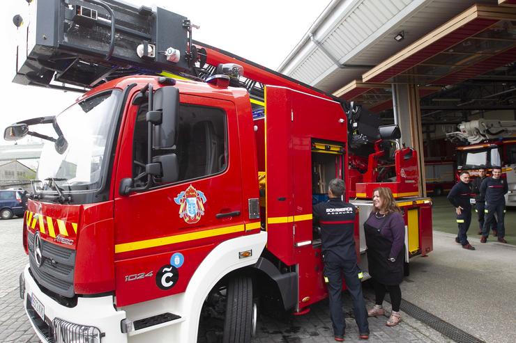 O servizo de bombeiros da Coruña incorpora un sistema de comunicacións digit. CONCELLO DA CORUÑA
