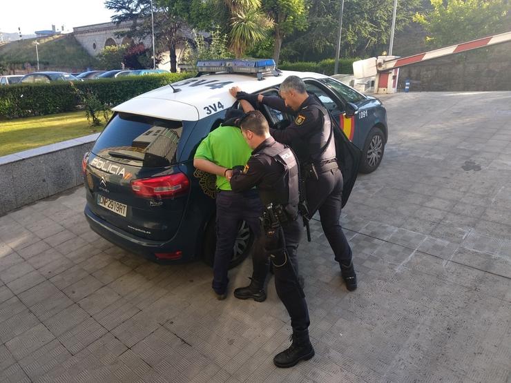 Detida unha parella por roubar unha caixa rexistradora nun centro comercial en Ourense. POLICÍA NACIONAL 