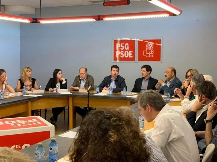 O PSdeG só buscará con 'forzas de esquerda' pactos, cuxas negociaciaciones liderarán Quiroga e Villarino. PSDEG 