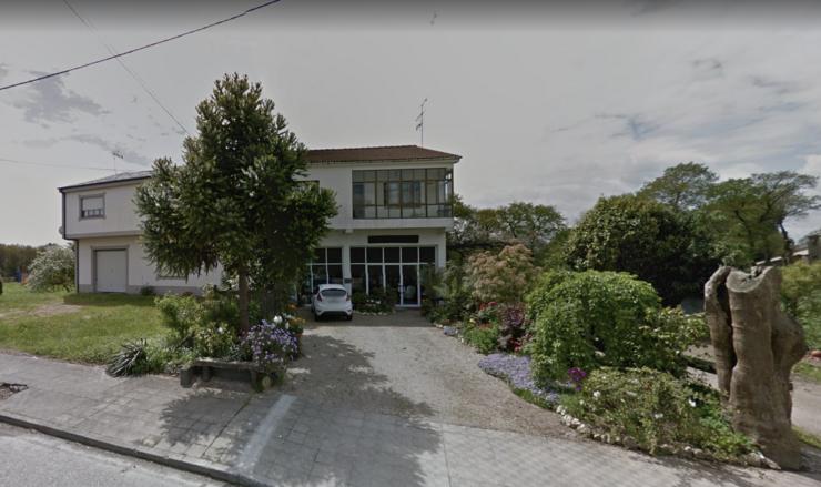 Casa en Muimenta, concello de Cospeito, na que apareceu o cadáver da nena Desirée / Google Maps.
