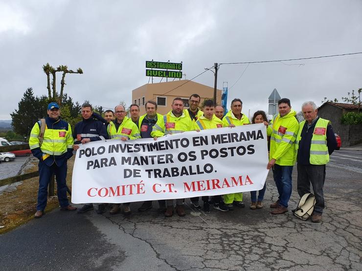 O comité de Meirama. REMITIDA / Europa Press