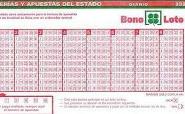 Boleto de Bonoloto / Loterias.es - Arquivo
