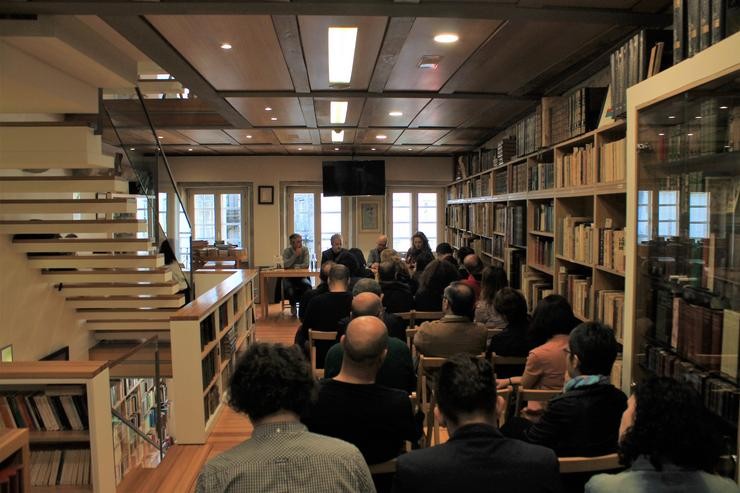 Un momento da presentación do libro "A xestión cultural en Galicia"/Ruth Sousa