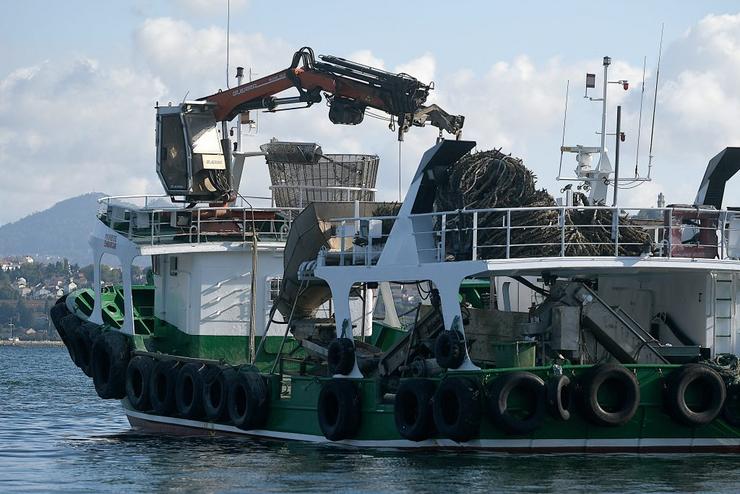 Barco bateeiro 