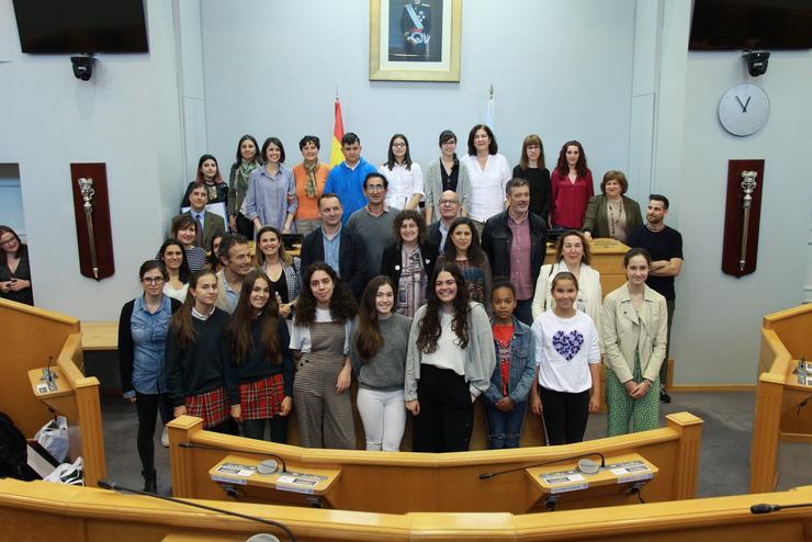 A Diputaciónde A Coruña entrega os premios de proxectos educativos e viñetas pola igualdade. DEPUTACIÓN DA CORUÑA 