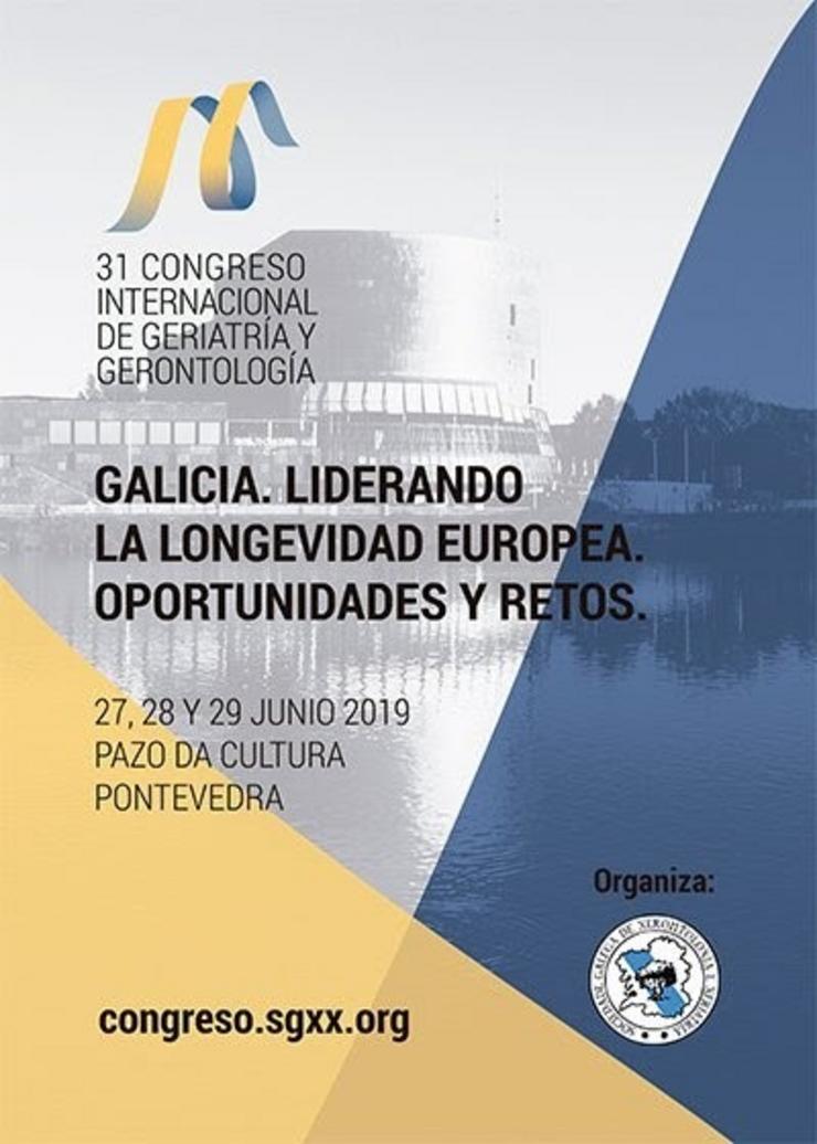 Pontevedra acollerá do 27 ao 29 de xuño o 31 Congreso Internacional de Xeriatría e Gerontología.. SOCIEDADE GALEGA DE XERONTOLOXÍA E XERIATRÍA. 