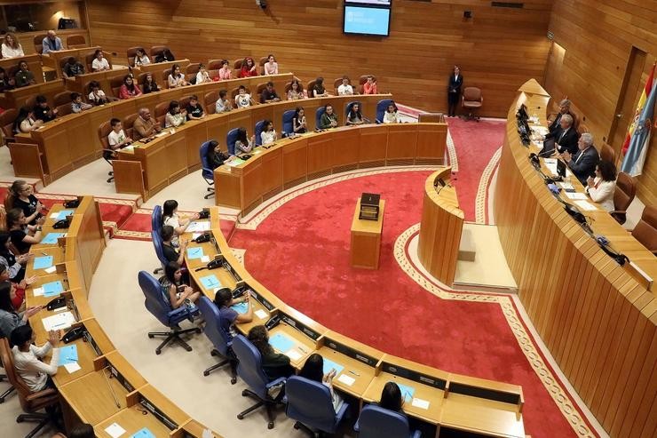 Pleno no Parlamento de Galicia 