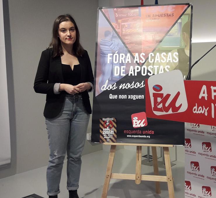 Eva Solla, coordinadora de Esquerda Unida. EUROPA PRESS - Arquivo 