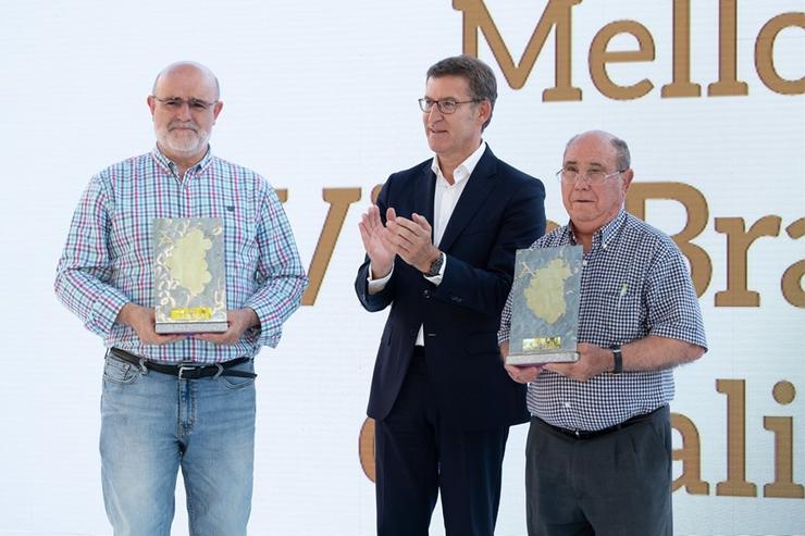 Entrega premio 'Mellor Tinto de Galicia 2019'. Fonte: Prensa CRDO