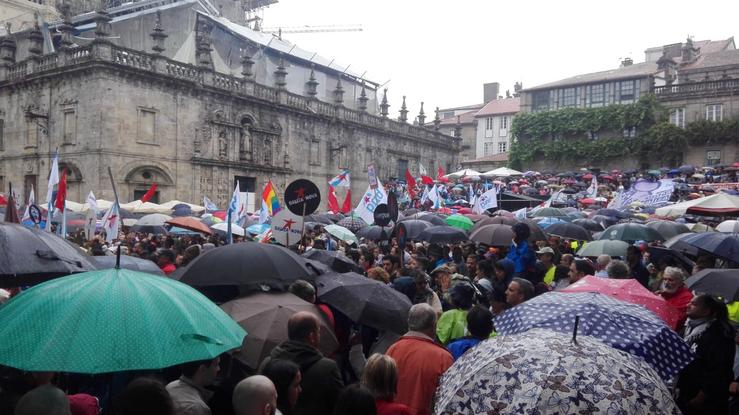 Manifestación do BNG no Día da Patria 2019