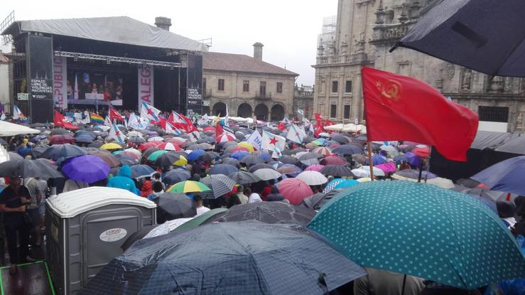 Manifestación do BNG no Día da Patria 2019