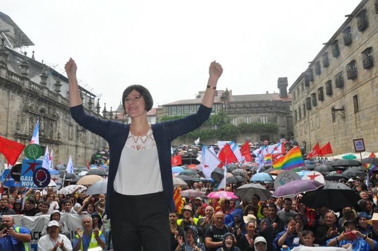 Ana Pontón, portavoz nacional do BNG, no Día da Patria / BNG