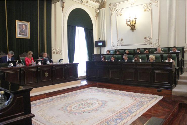 Pleno da Deputación de Pontevedra. DEPUTACIÓN DE PONTEVEDRA