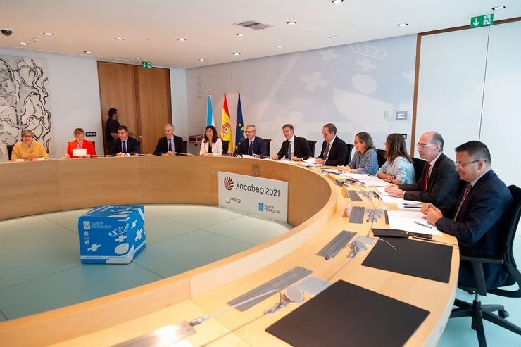 Alberto Núñez Feijóo preside a reunión do Consello da Xunta.. XUNTA 