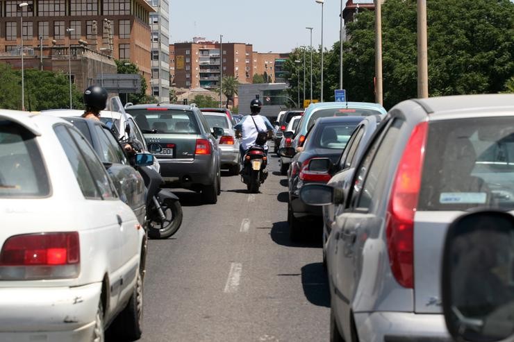 Imegan dun atasco na estrada.. EUROPA PRESS - Arquivo 