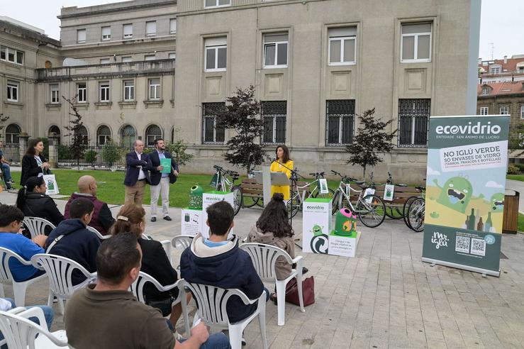 Balance da campaña de recollida de vidro da Xunta e Ecovidrio na Coruña.. XUNTA